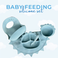 Silicone Baby feeding set