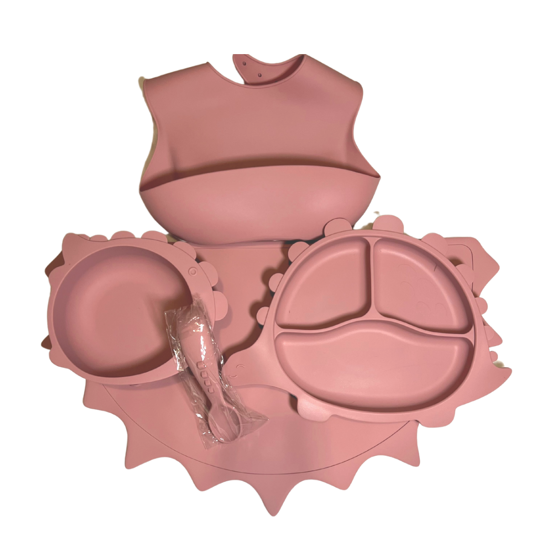 Silicone Baby feeding set